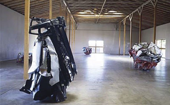 In John Chamberlain’s various works (1972–1983), the sexuality is muscular, liberated, jaunty, and nonstop.