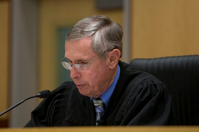 Superior Court Judge Richard Mills.   Photo Bob Weatherston