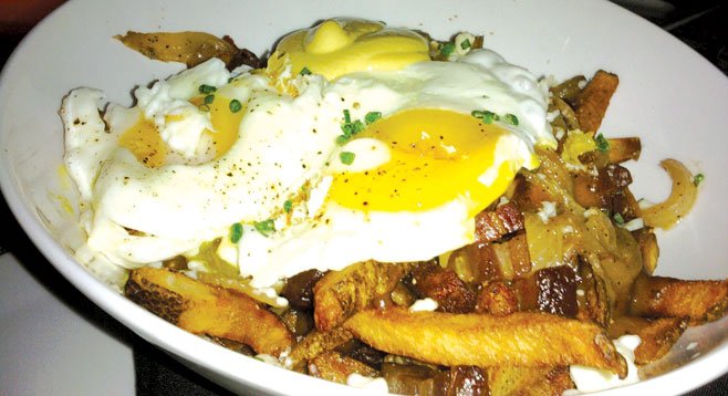 My new trigger food: loaded fries at Arterra