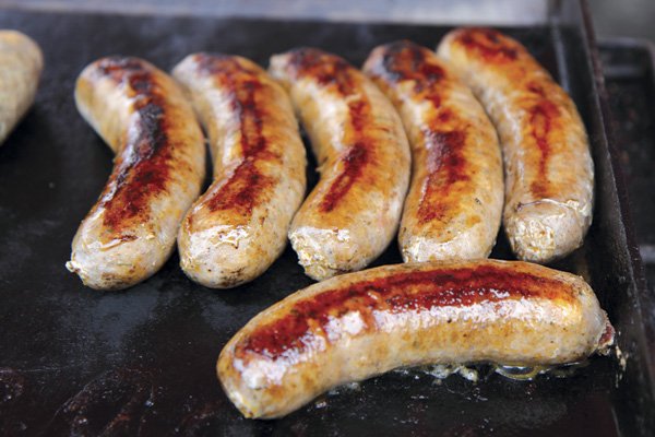 Sierra Nevada beer is used to steam the Meatmen’s sausages.