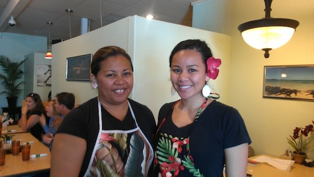 Owner Terri Villanueva and her daughter Kawai.