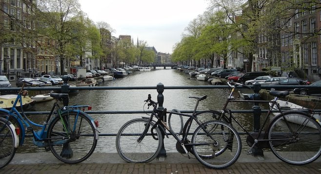 the iconic Amsterdam shot.