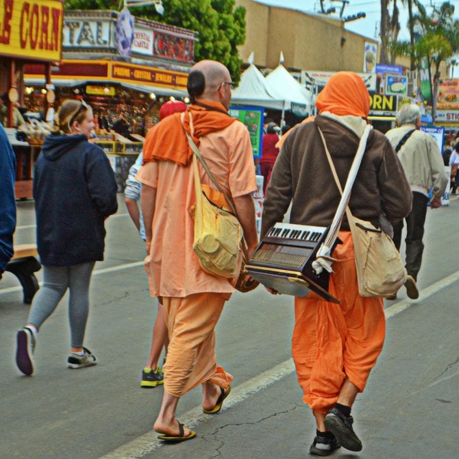 Krishnas Just Wanna Have Fun. The Fair.