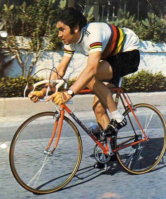 Famous picture of Eddy Merckx, greatest bike racer of all time.  He would be all over this brunch deal.  