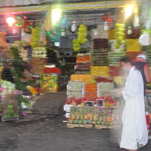 November afternoon at Egypt's bazaar where you can purchase the sweetest mangoes and variety of spices and teas. If you know how to bargain.