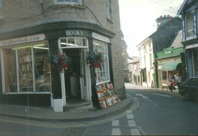 A corner bookstore in the town of books, Hay-on-Wye, Wales