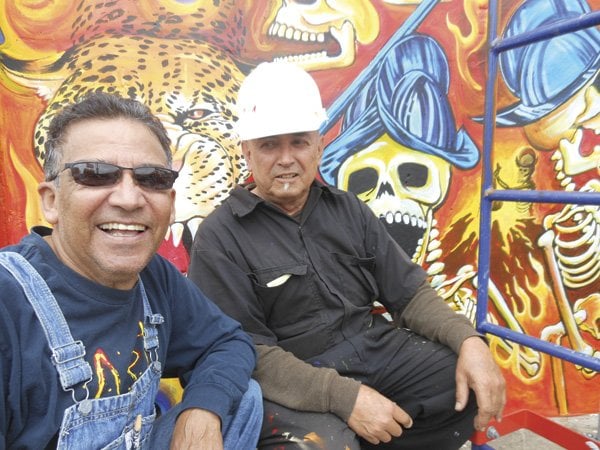 Chicano Park muralists Armando Nuñez and Guillermo Aranda recall the project’s 1973 beginnings.