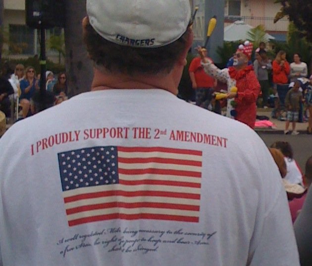1st in T-shirt series. 4th of July, 2012 parade, Coronado.