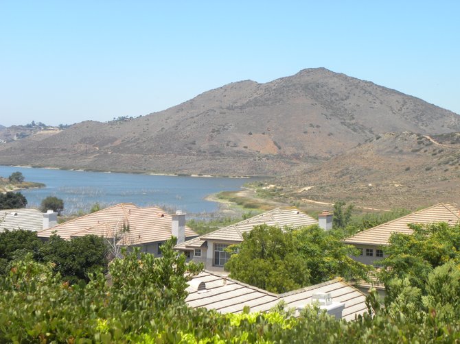 This is the view from my mother's backyard in RB. It overlooks Rancho Bernardo Community Park where Chelsea King was murdered.