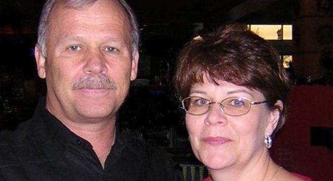 Carl Baker (with his wife Susan) worries that churches are “giving up their biblical values for political correctness.” 