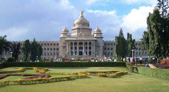 Bangalore's Vidhana Soudha is the largest legislative building in India. 