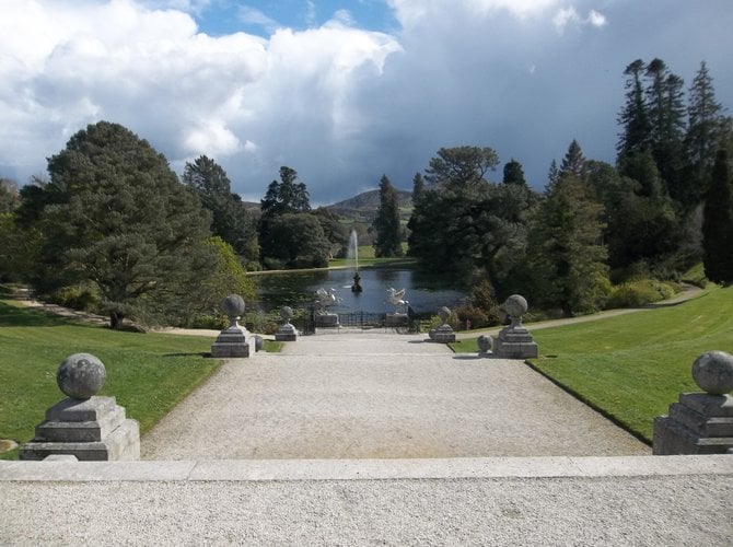 Powerscourt Gardens in Ireland