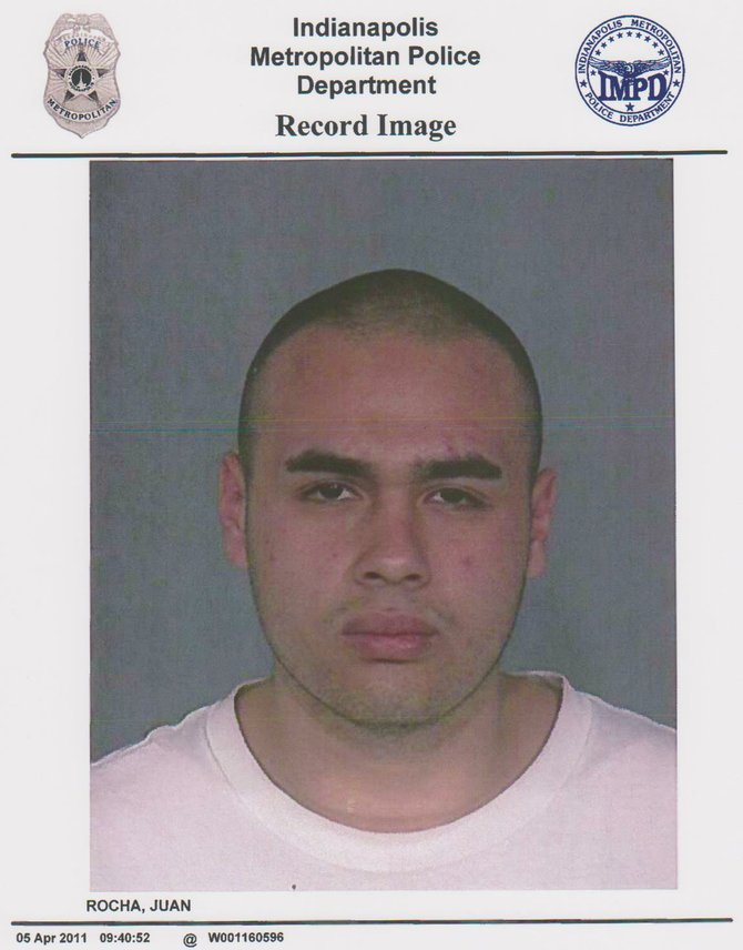 Juan Rocha fugitive booking photo.
