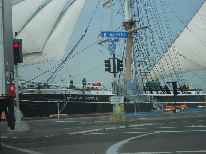 Star of India on N. Harbor Dr, downtown.