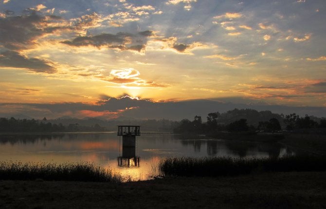 Lake Miramar sunrise