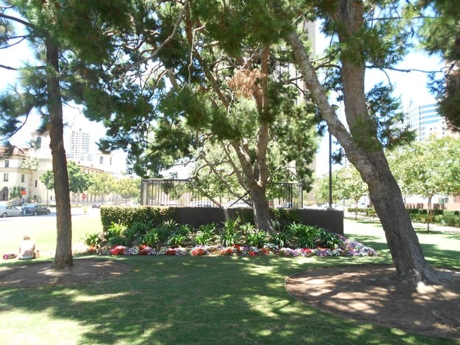 Pretty little park behind Federal Building downtown.