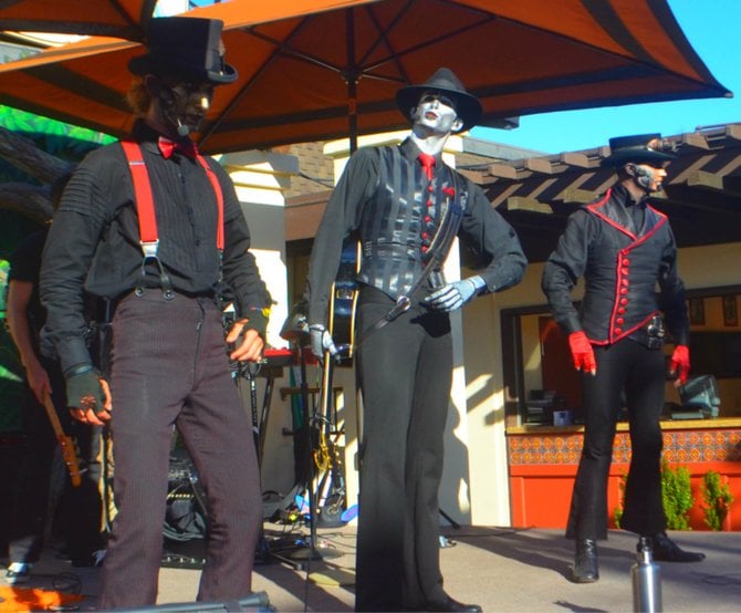 Steam Powered Giraffe at Nightime Zoo