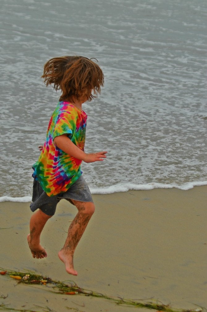 Racing the Tide at Ocean Beach