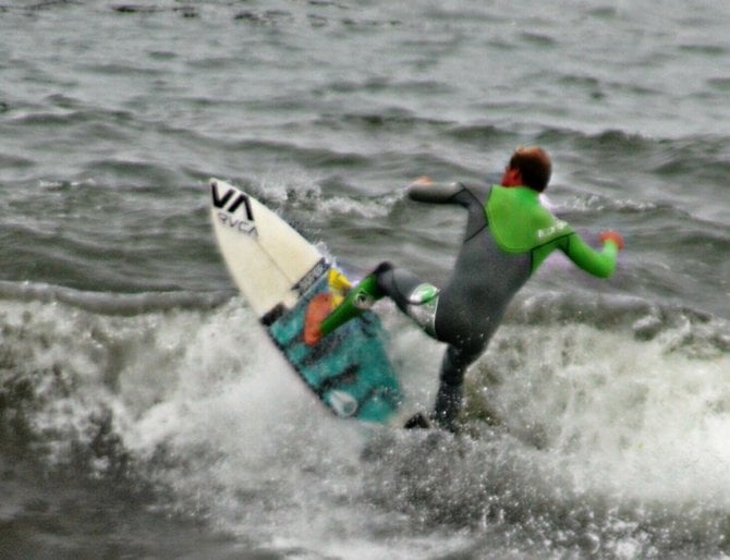 Surfer at Ocean Beach