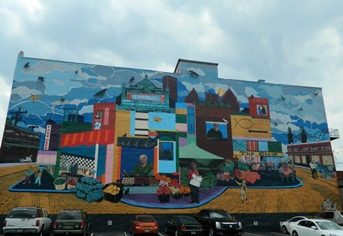 local flavor in the city's mural art 