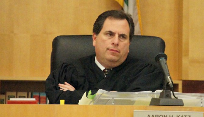 Superior Court Judge Aaron Katz.  Photo Bob Weatherston. 