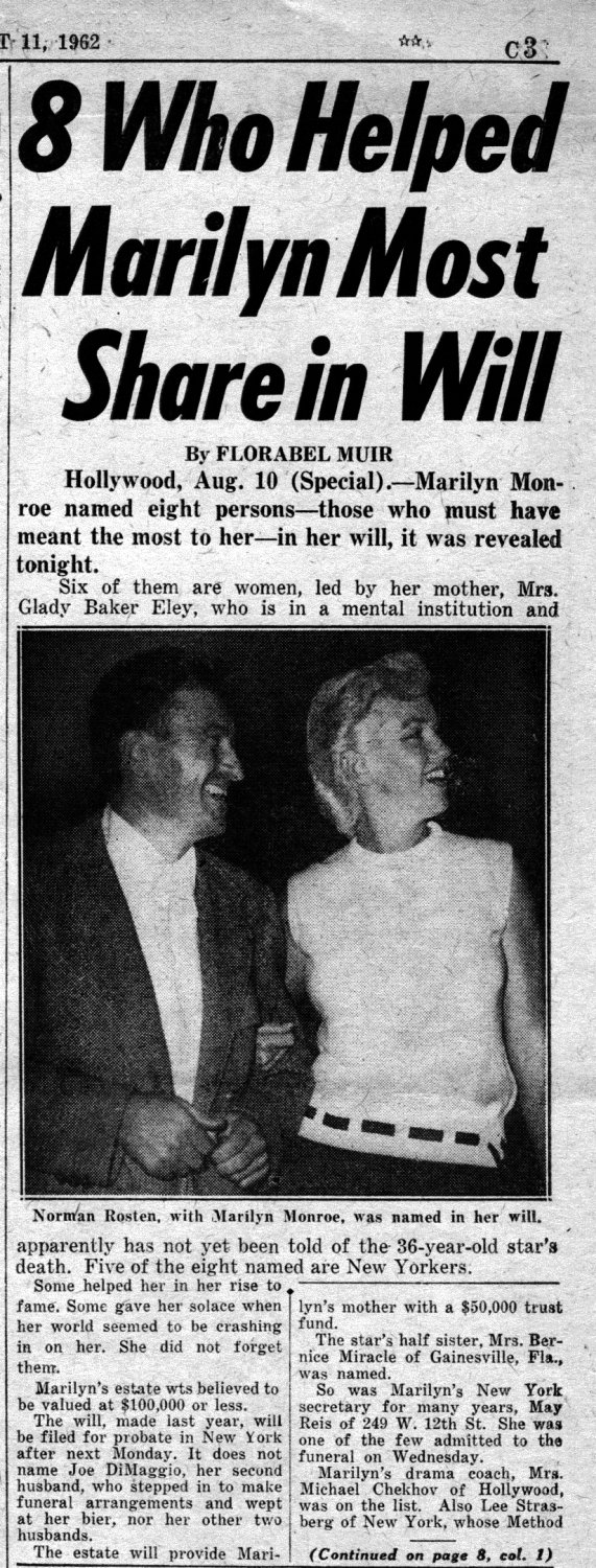 NEW YORK DAILY NEWS, Saturday, August 11, 1962.