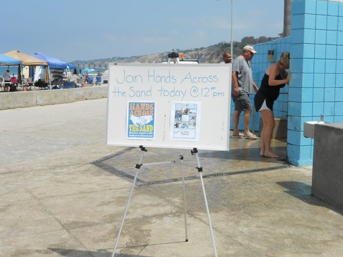 Come join the fun and hold hands in the sand in La Jolla.