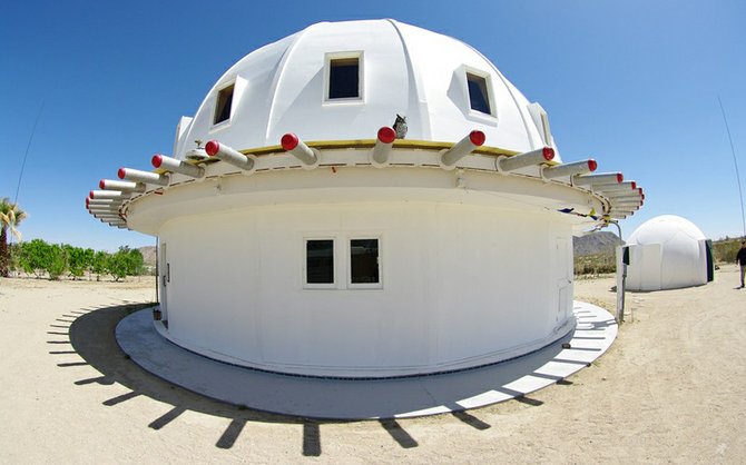 exterior of the Integratron (photograph by Frank B. Baiamonte)