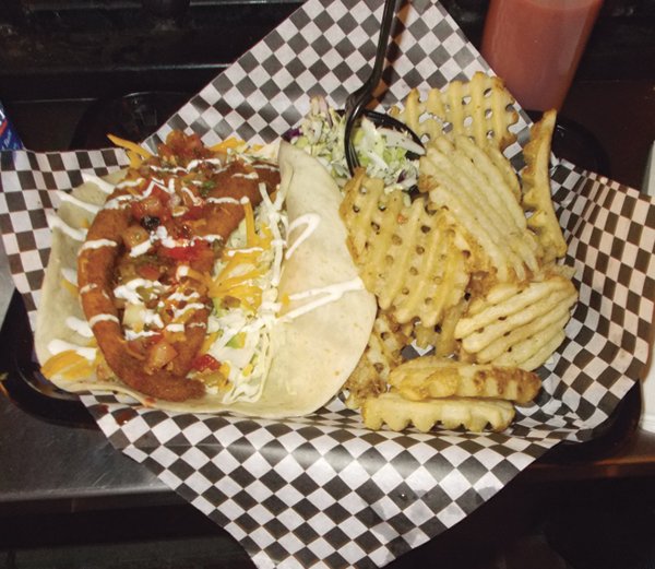 Cod-taco platter