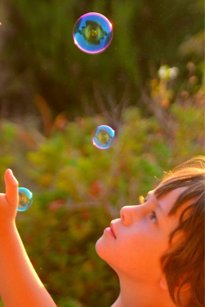 Bubbles at Sunrise