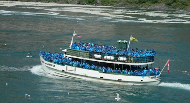 The requisite Niagara Falls ferry, Maid of the Mist.
