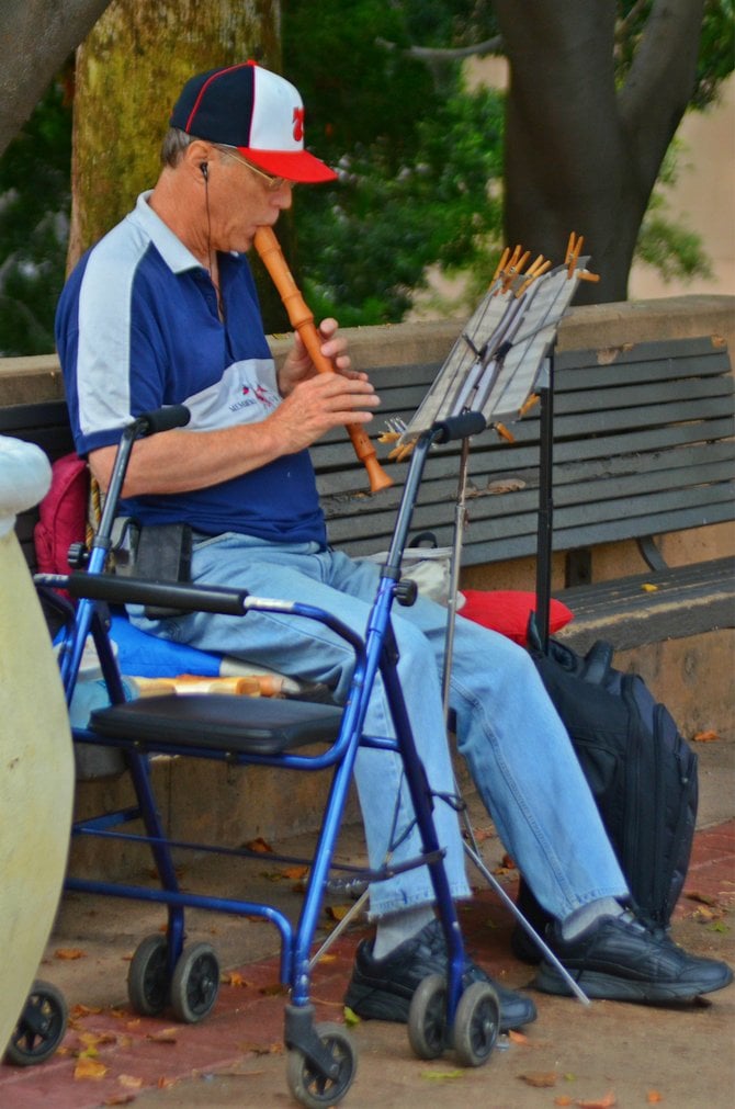 Musician in Balboa Park