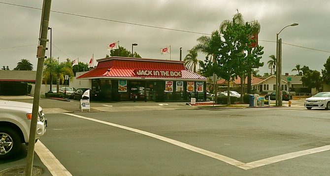 The old Jack in the Box at 2959 Upas Street