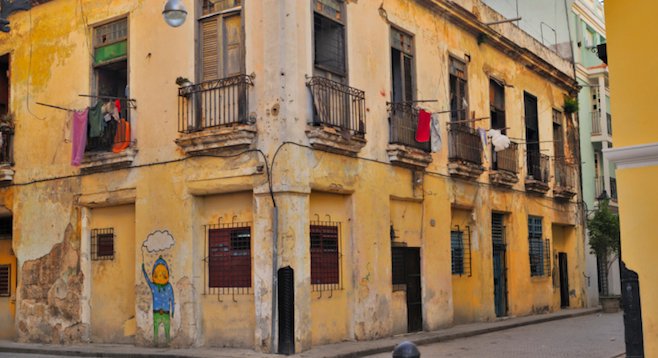 Walking the streets of Havana, the city's former glory is evident despite the many crumbling buildings.  