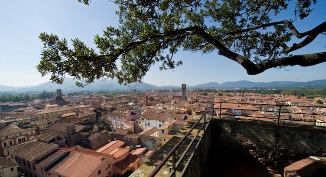 The city of Lucca dates back to 180 B.C. [stock photo]