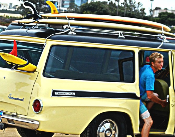 Vintage Beach Wagon seen at Torrey Pines Glider Port