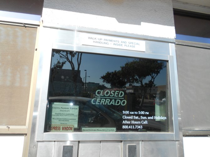 SDG&E drive-thru office in Chula Vista CLOSED AGAIN!