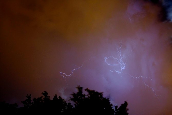 Lightning storm in El Cajon 8/28/12