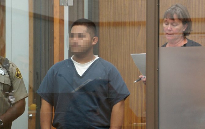 Diego Martinez, 20, pleaded not guilty. Photo Weatherston.