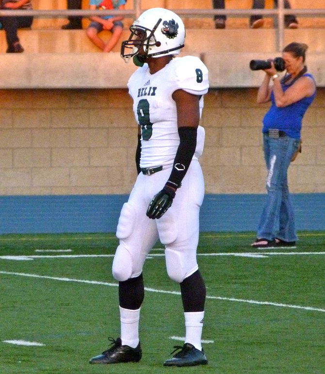 Helix senior defensive back Marquise Powell