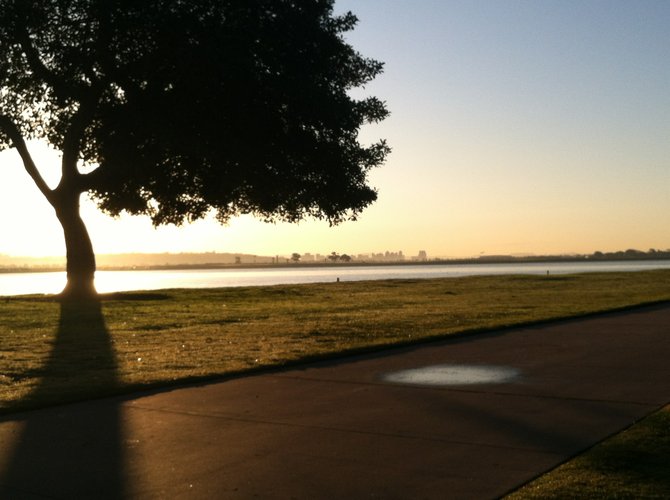 Mission Bay. Looking towards downtown.