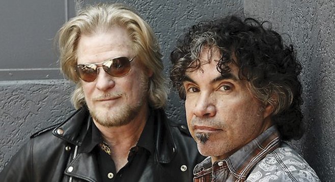 Blue-eyed soul brothers Hall & Oates play Harrah's Rincon this week.