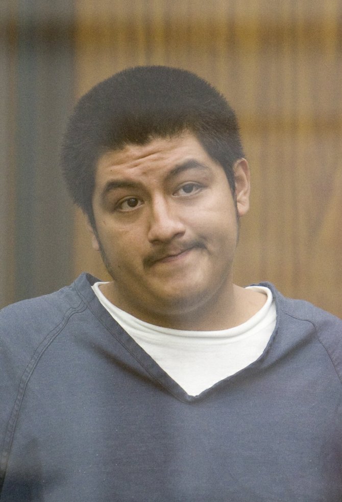 Hernan Cruz in court last July.  Photo Nick Morris.