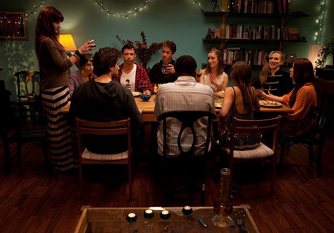 Thanksgiving dinner, or another Normal Rockwell painting gone up in flames.