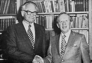 Barry Goldvasser with Dr. Moses Lehrman.
