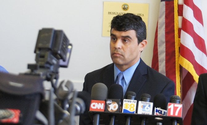 Prosecutor Patrick Espinoza.  Photo Weatherston.