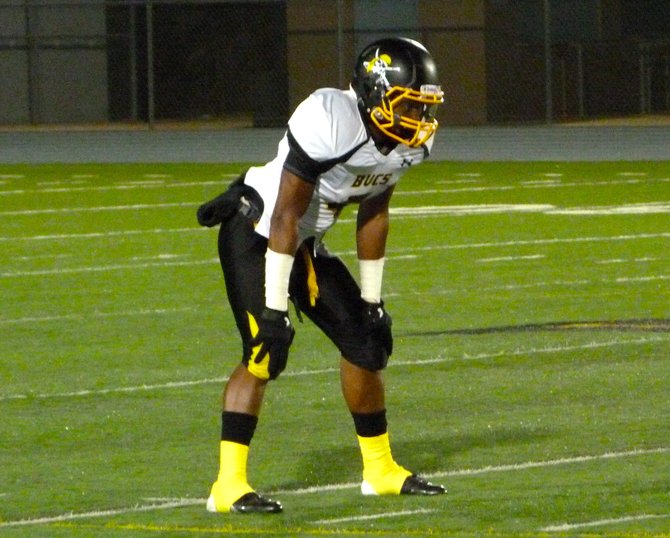 Mission Bay junior running back James Phillips in the backfield