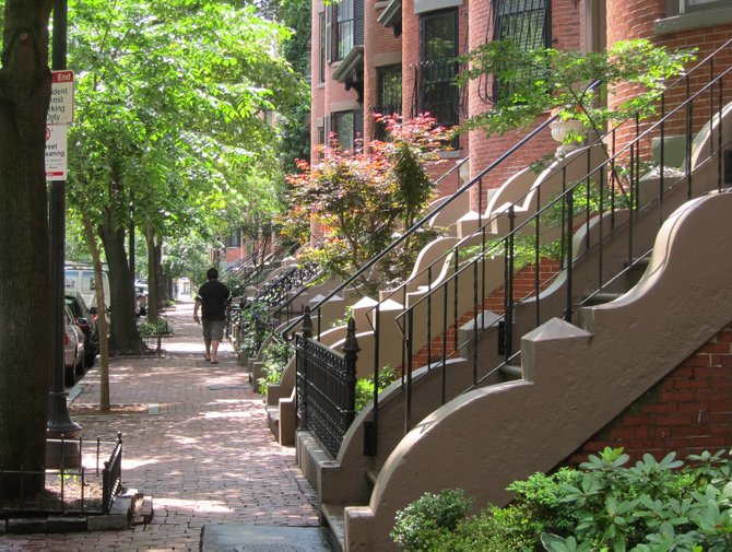 A street in Boston's south end.