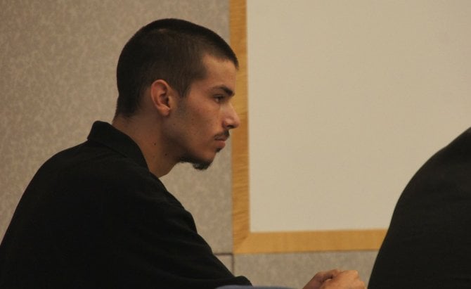 David Nevitt Kortcamp, 20, pleads not guilty.  Photo Weatherston