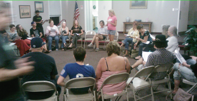 Citizens gathered for an October 3 meeting at the Ocean Beach Woman's Club.